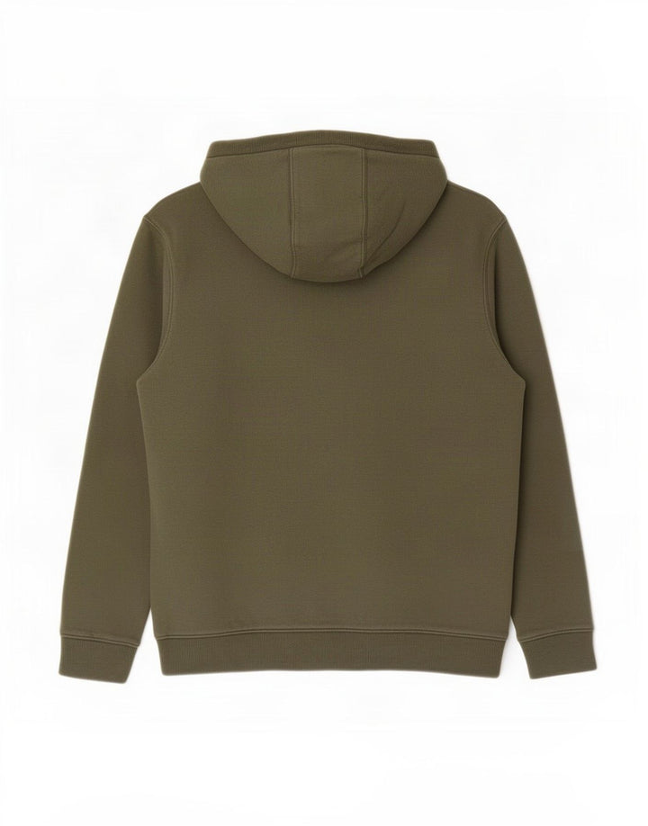Męski sweter z kapturem Vans z grafiką, średniej wielkości bawełna khaki