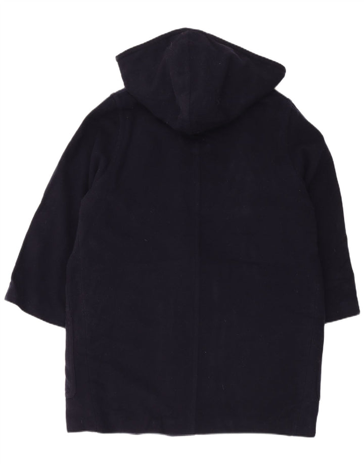 LAURA ASHLEY Damski płaszcz oversize z kapturem, UK 14, duży, granatowy