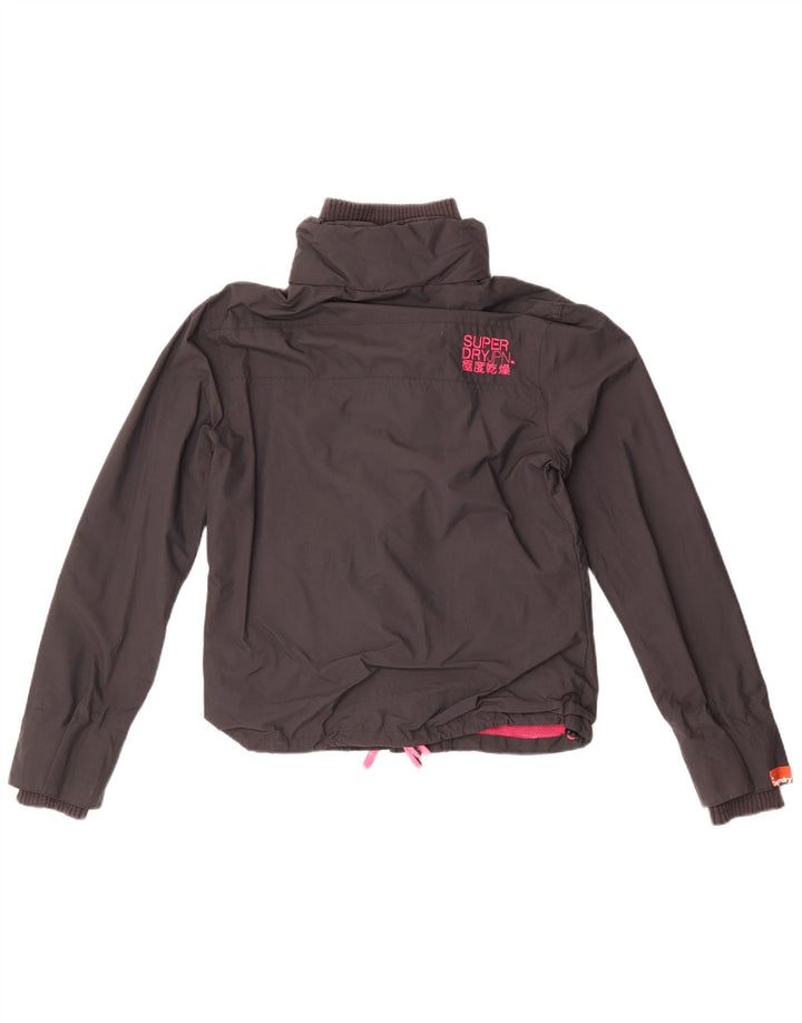 Damska kurtka wiatrówka Superdry The Windcheater UK 16, duża czarna