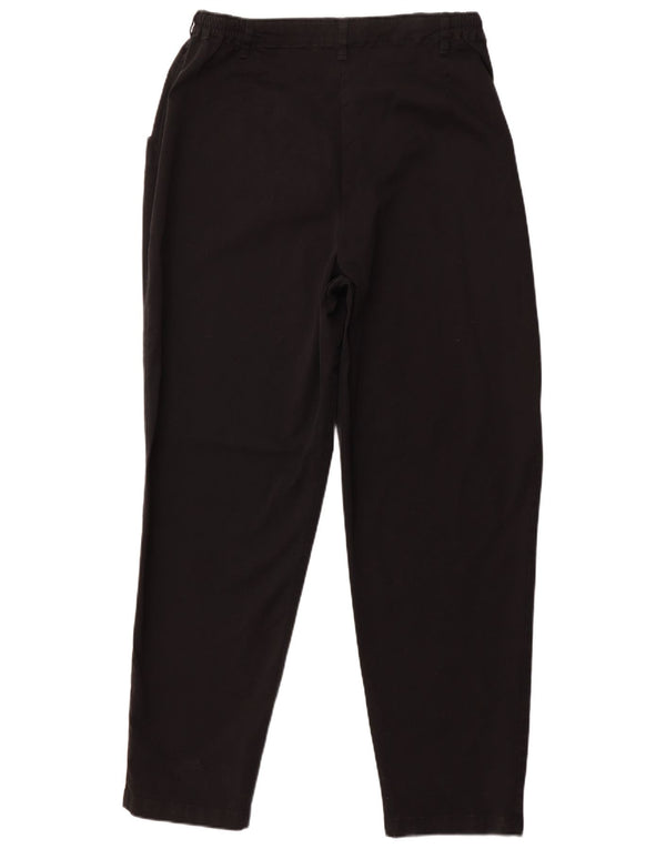 Damskie spodnie chino LEE o swobodnym kroju US 22 3XL W40 L31 Czarna bawełna