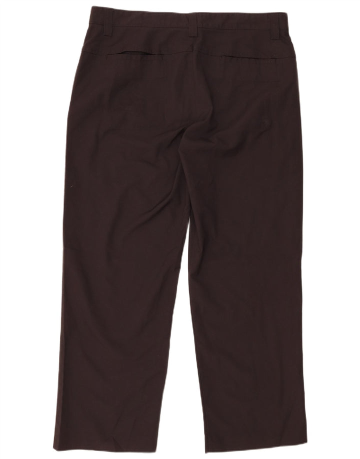 Męskie proste spodnie chino IZOD W36 L30 Czarny poliester