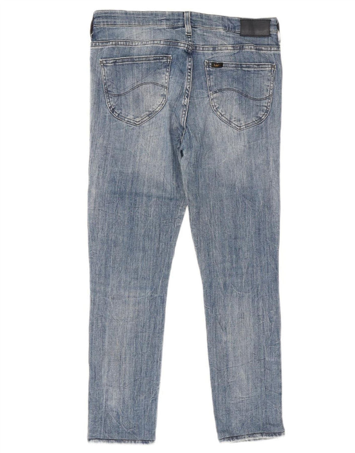 Damskie jeansy Lee Scarlett Slim W31 L26 Niebieskie bawełniane