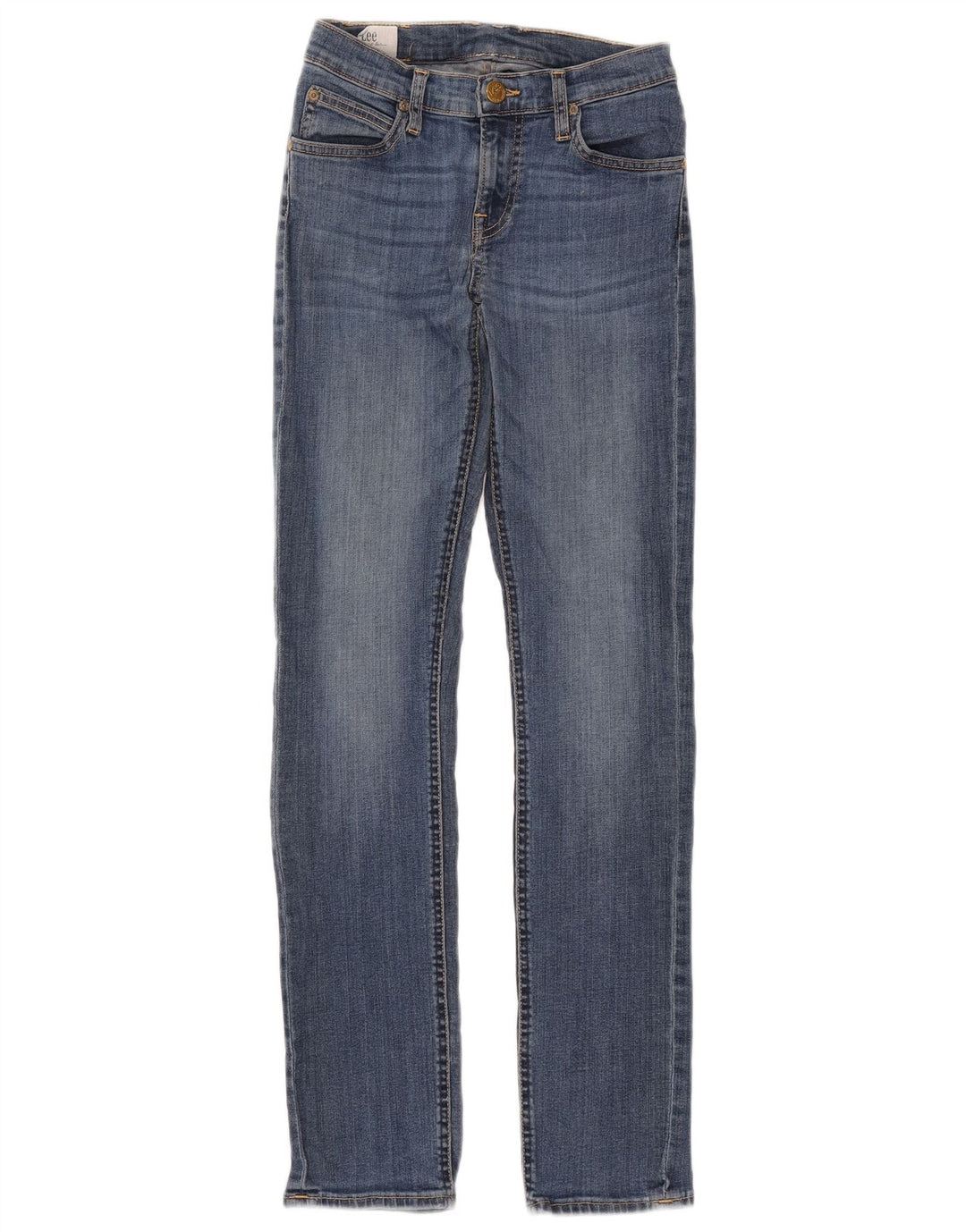 Damskie jeansy Lee Jade Slim W27 L33 Niebieskie bawełniane
