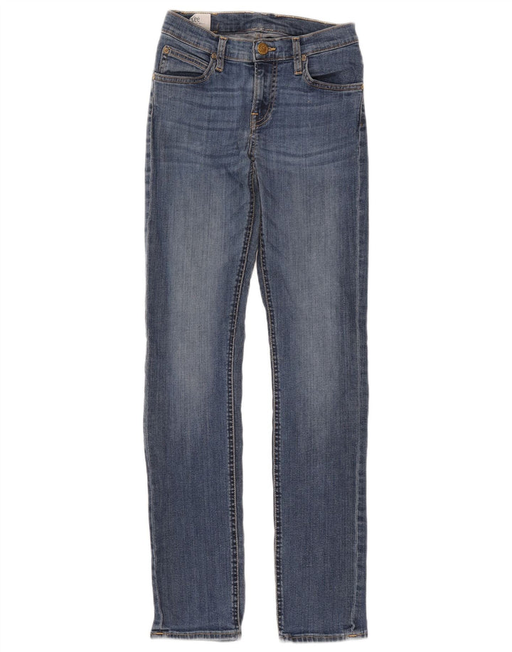 Damskie jeansy Lee Jade Slim W27 L33 Niebieskie bawełniane