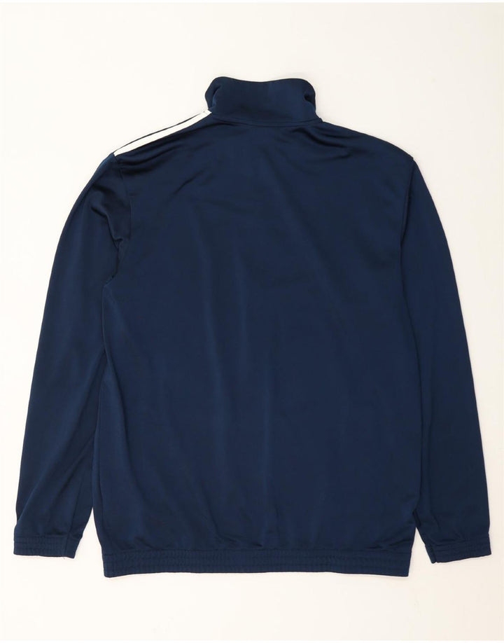 Adidas Męska bluza dresowa UK 44/46, duża, granatowa, poliestrowa