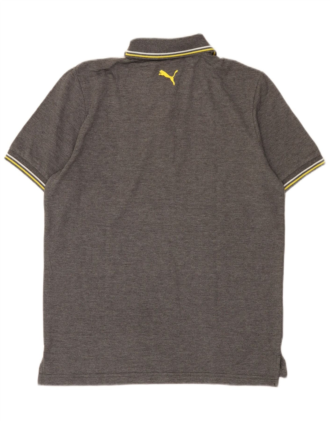 Męska koszulka polo Puma, mała, szara, nakrapiana