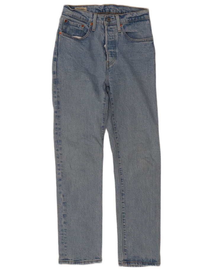 Damskie jeansy Levi's 501 Straight W26 L28 Niebieskie