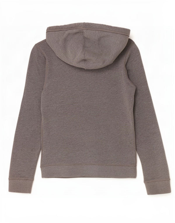 Damska bluza z kapturem Hollister Graphic UK 6 XS, szara bawełna