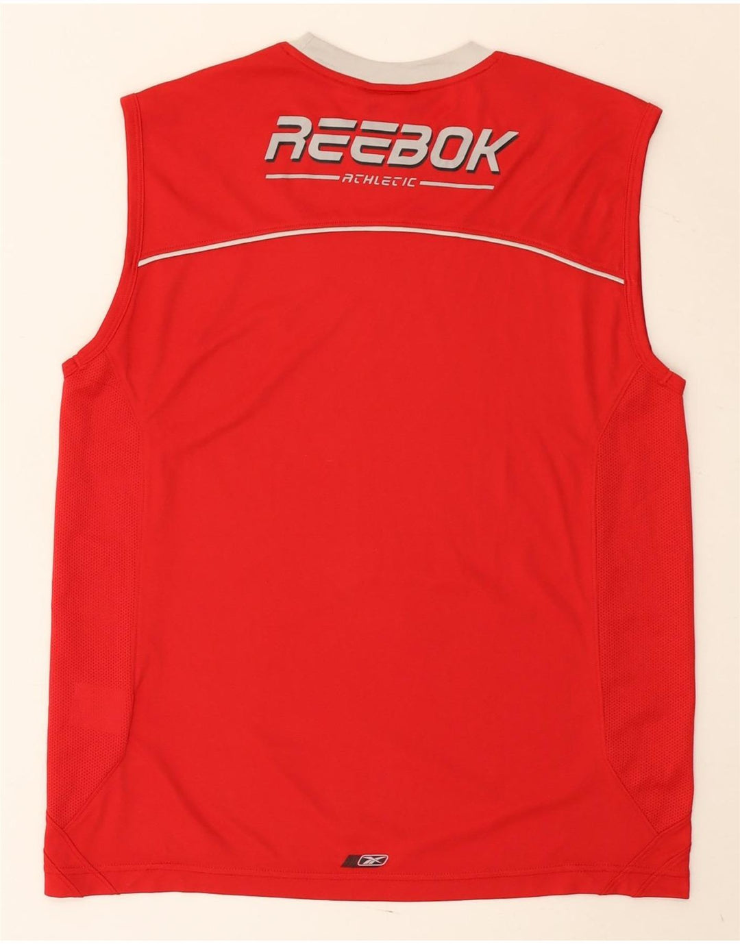 Męska kamizelka Reebok Top, średni czerwony poliester