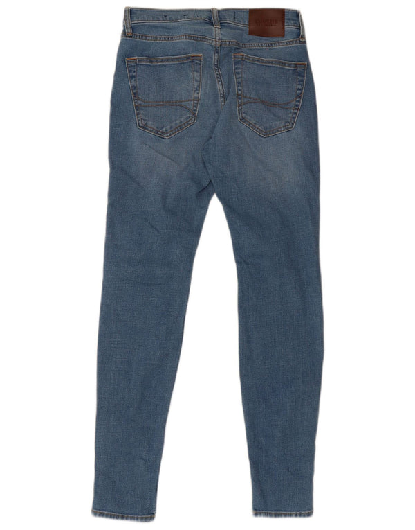 Hollister Womens Super Skinny Jeans W30 L32 Blue Cotton