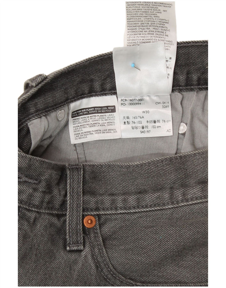 Damskie spodenki jeansowe Levi's 501 W30 średnioszare