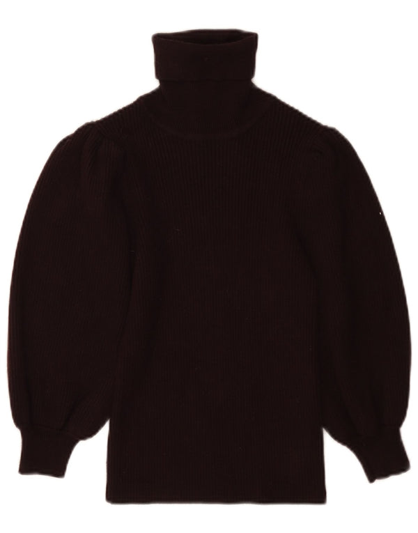 Damski sweter ZARA z krótkim rękawem i okrągłym dekoltem 3/4 UK 8 Small Black