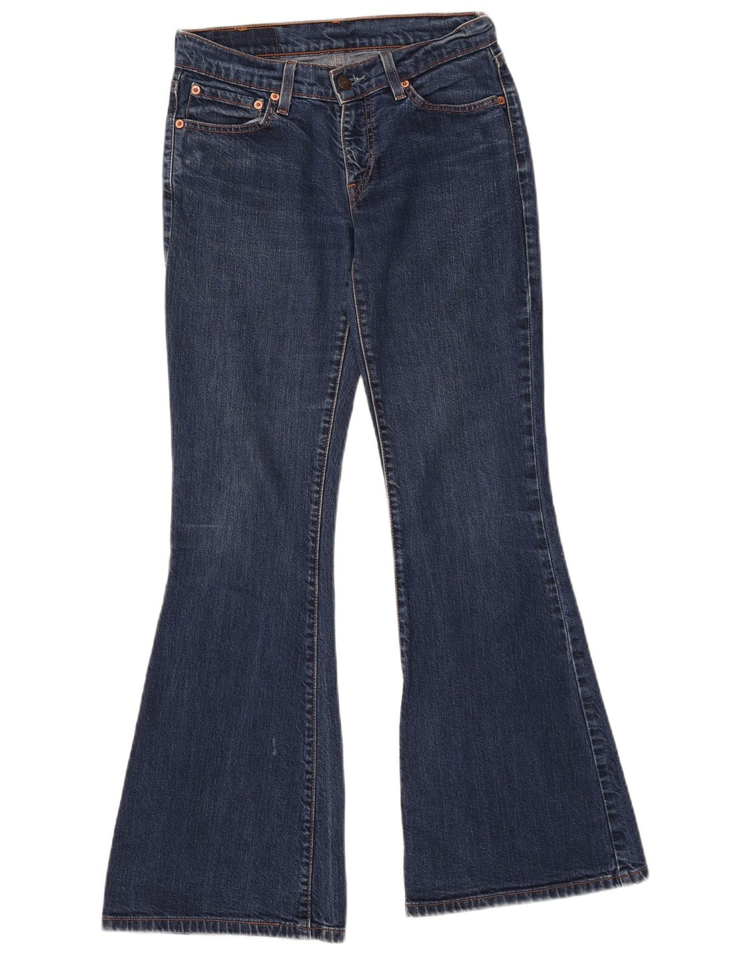 Damskie jeansy Levi's 544 Flared W28 L32 Granatowa bawełna
