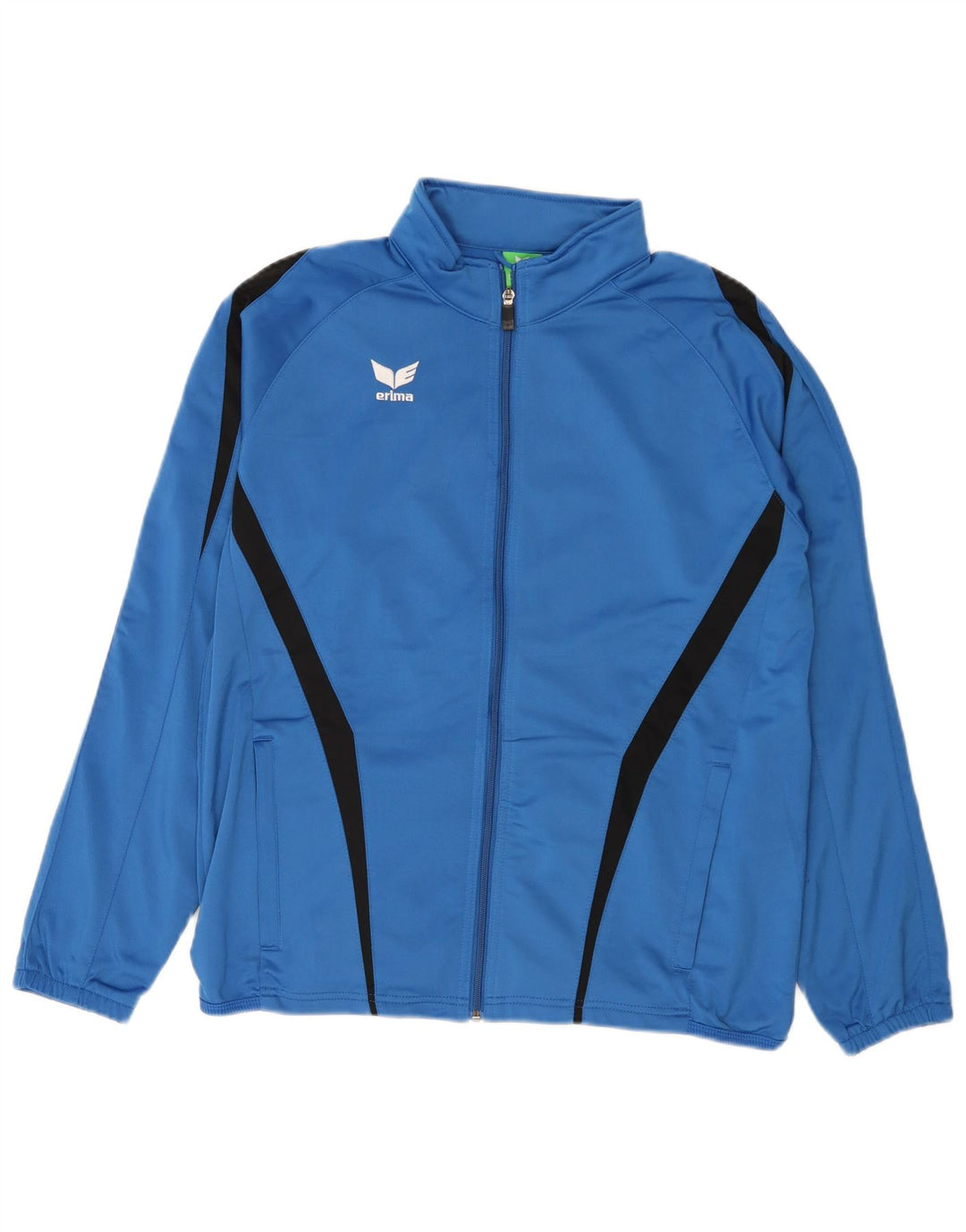 Męska kurtka dresowa Erima UK 40/42 Średni niebieski poliester z blokami kolorów
