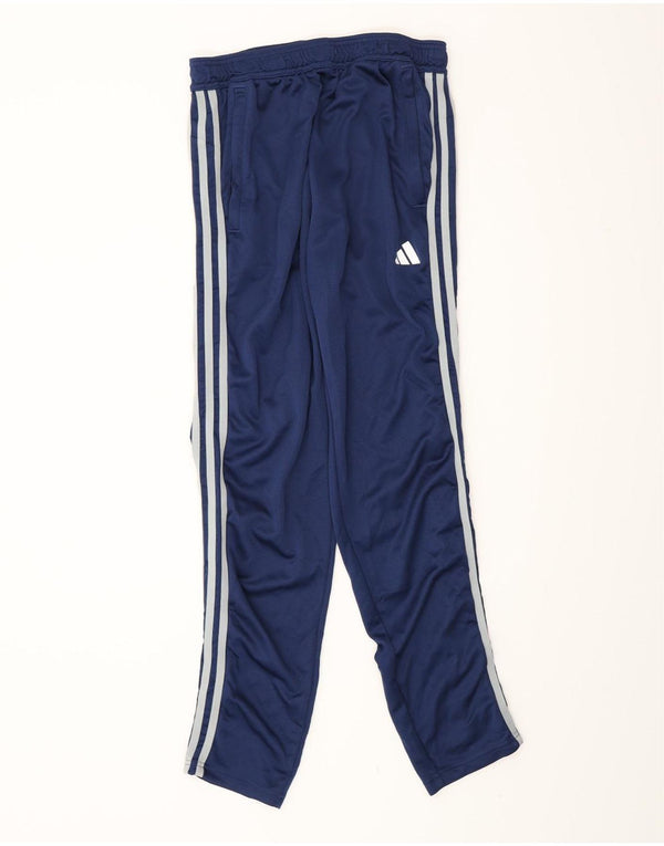 Męskie spodnie dresowe Adidas, średni granatowy poliester