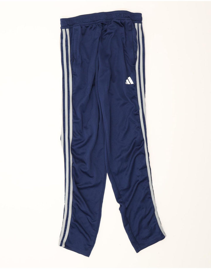 Męskie spodnie dresowe Adidas, średni granatowy poliester