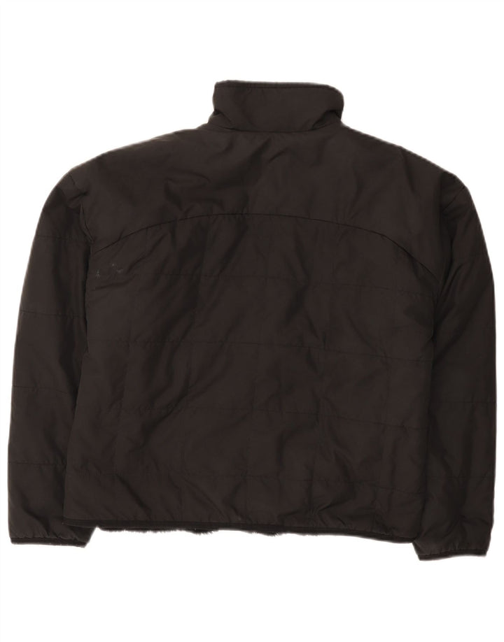 Dwustronna ocieplana kurtka dziewczęca The North Face na 11-12 lat, duża, czarna