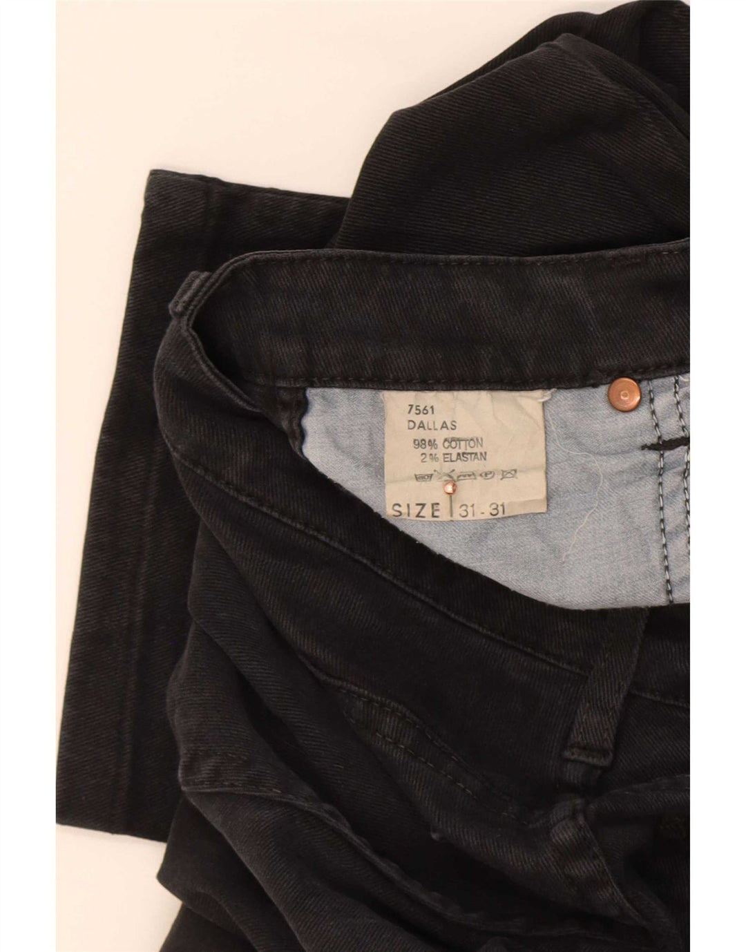 Męskie jeansy Lee Slim W31 L28, czarne, bawełniane