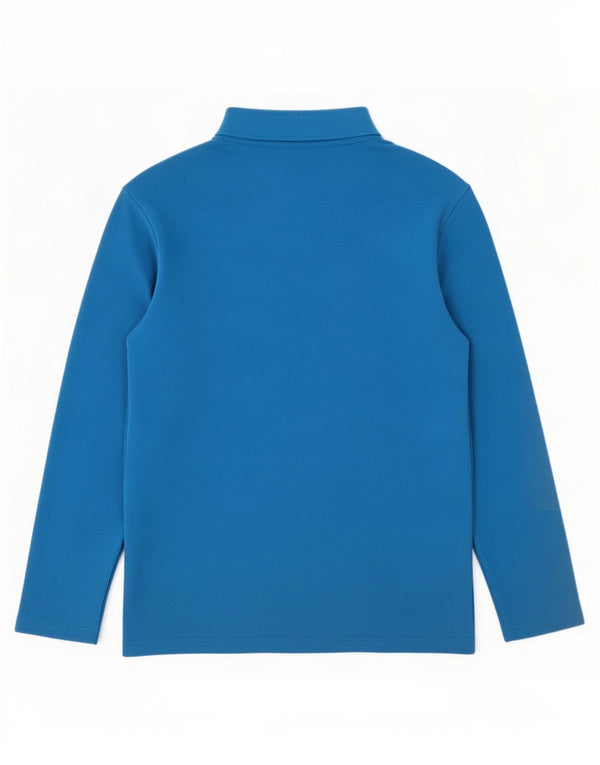 Kappa Mens Long Sleeve Polo Shirt XL Blue Cotton