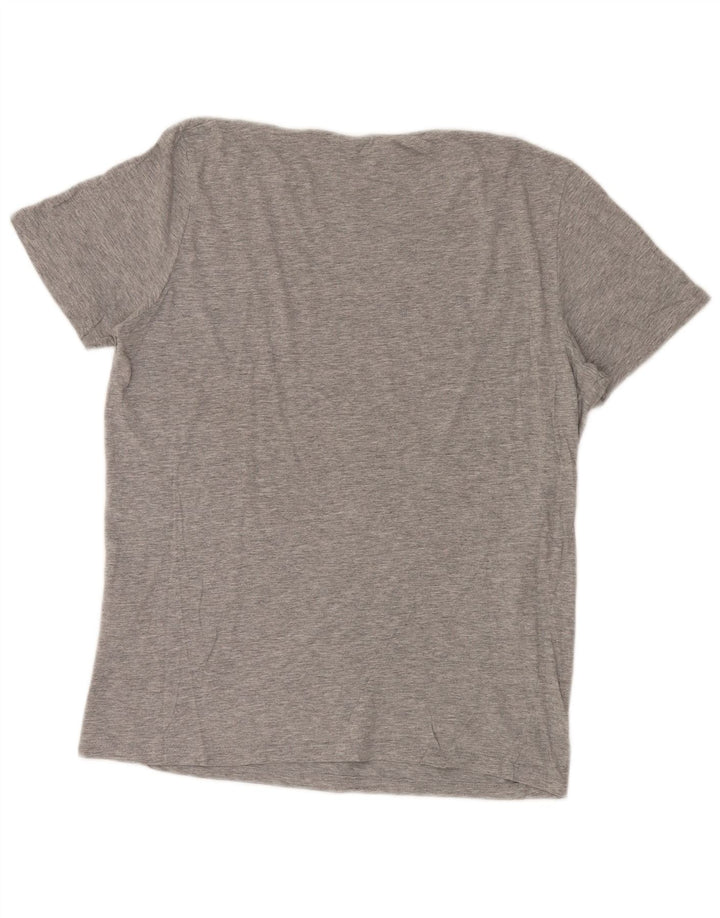 Męski T-shirt JACK & JONES, duży, szary, wiskoza
