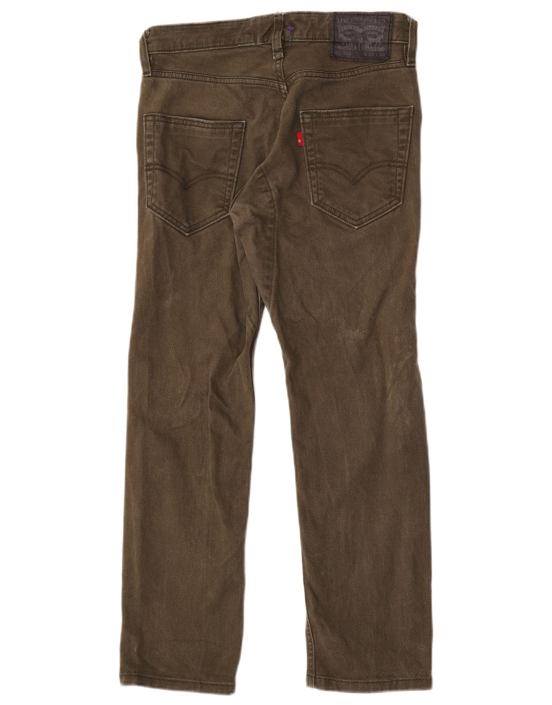 Męskie jeansy Levi's 511 Slim W28 L26 Zielona bawełna