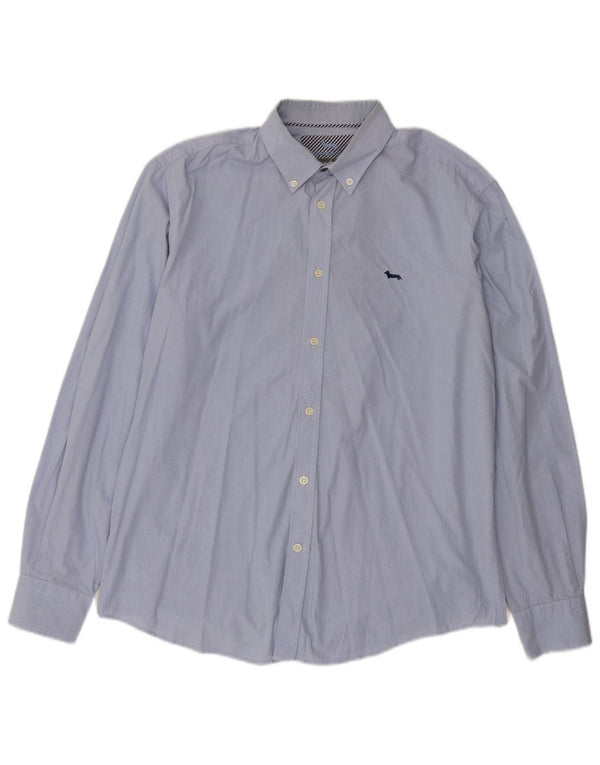 Koszula męska Harmont & Blaine o regularnym kroju XL w niebieską kratkę