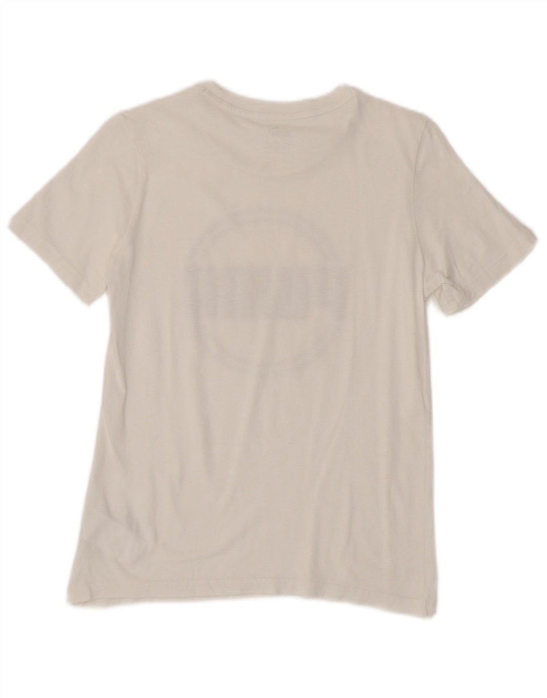 Chłopięcy T-shirt z grafiką Puma, 11-12 lat, średnia biała bawełna