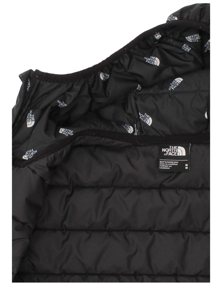 Wyściełana kurtka chłopięca z kapturem The North Face, 9-10 lat, średnia czarna
