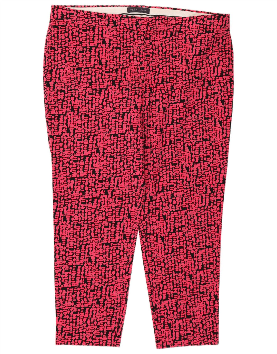 Marks & Spencer Damskie krótkie spodnie z abstrakcyjnym wzorem UK 18 XL W38 L25 P