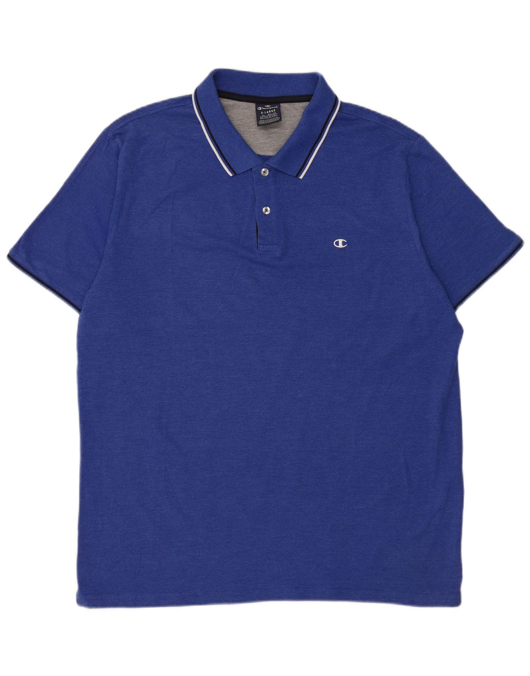 Męska koszulka polo Champion XL, niebieska, bawełniana