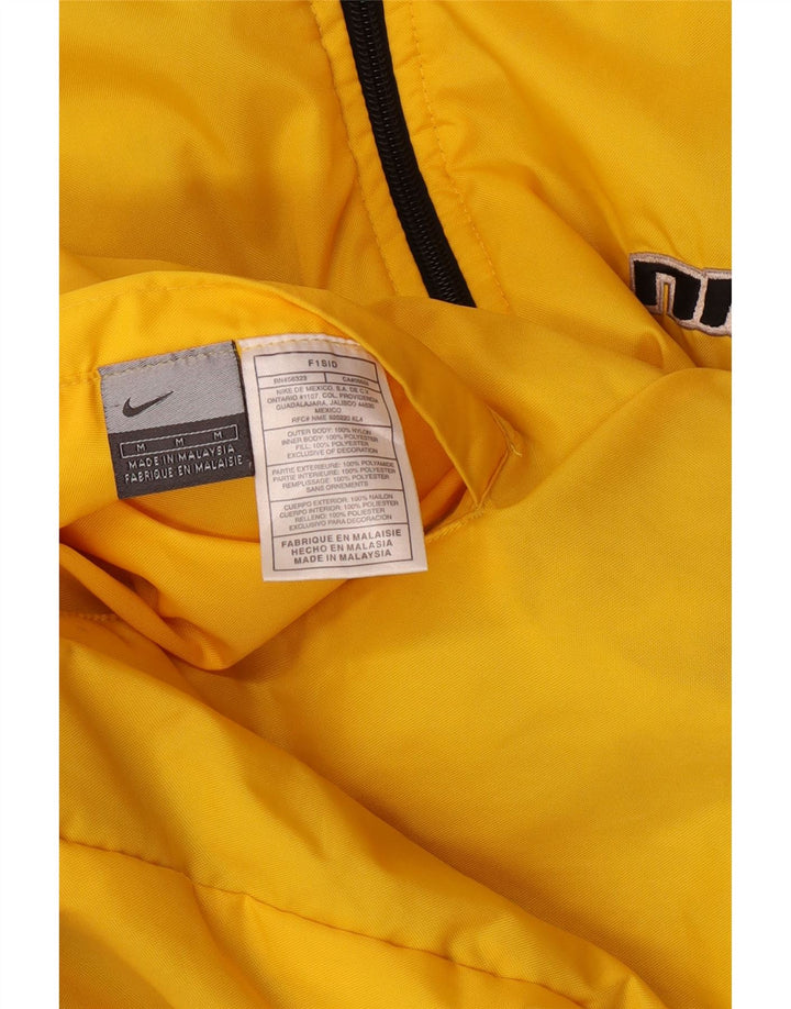 Męska dwustronna kurtka z kapturem Nike UK 38 Średni żółty nylon