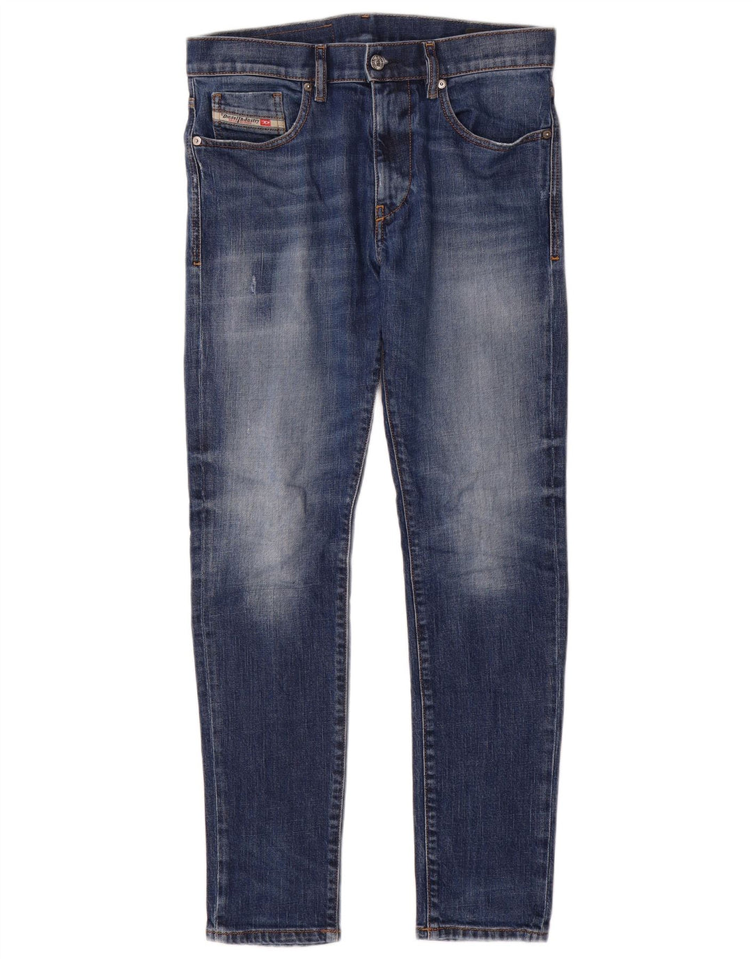 Damskie jeansy Diesel Slim W30 L30 Niebieskie bawełniane