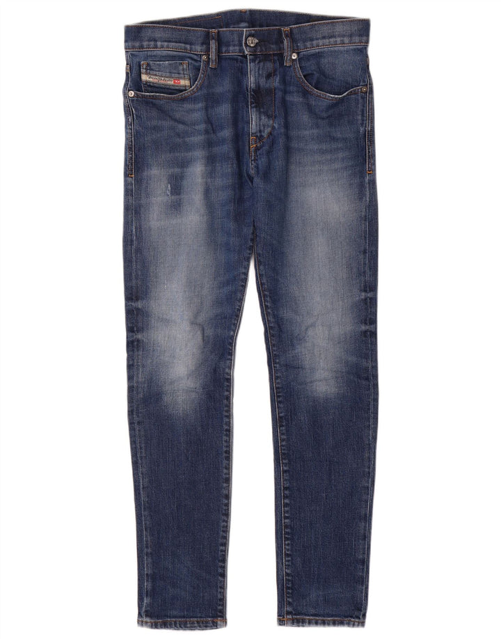 Damskie jeansy Diesel Slim W30 L30 Niebieskie bawełniane