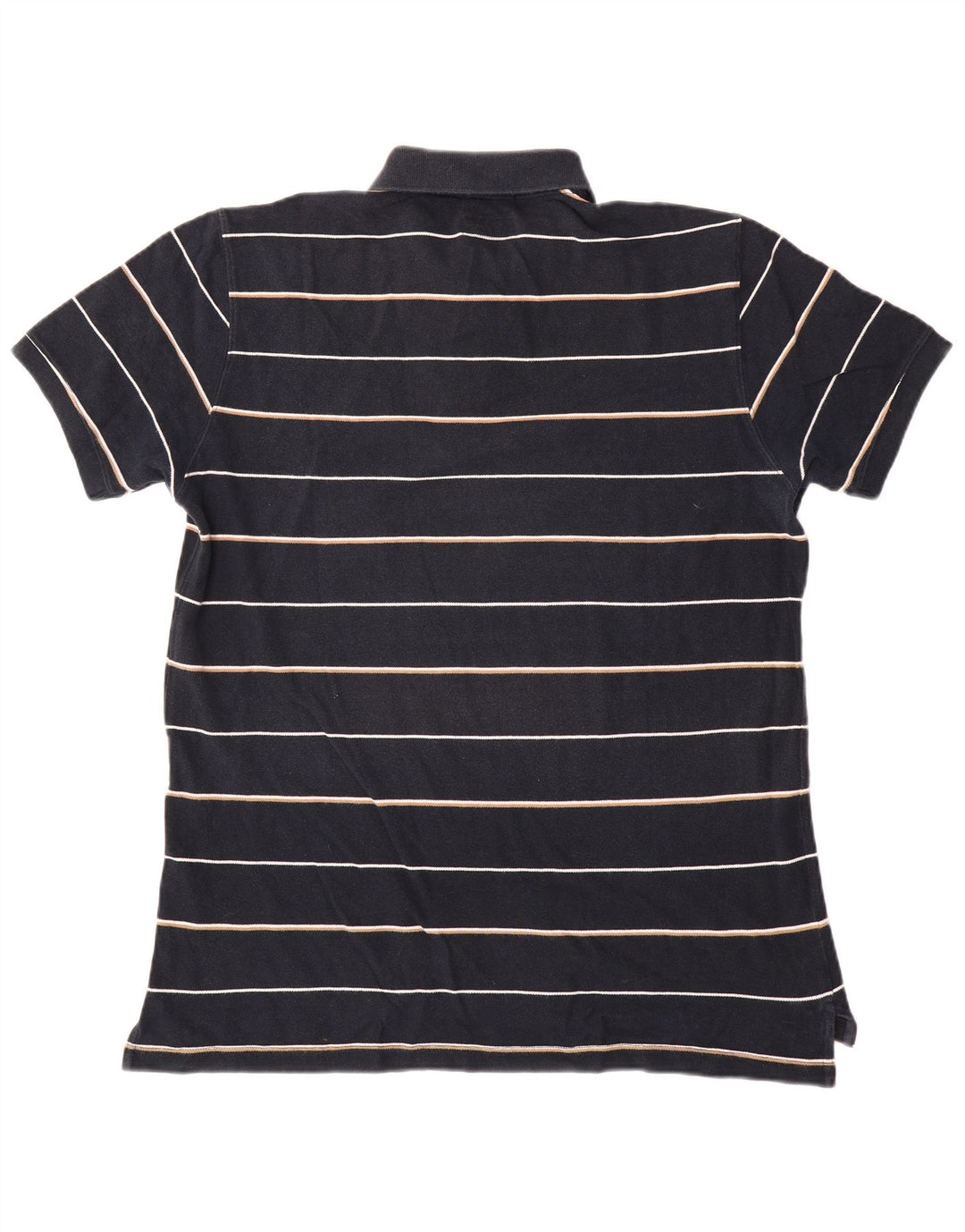 Męska koszulka polo Massimo Dutti w duże granatowe paski