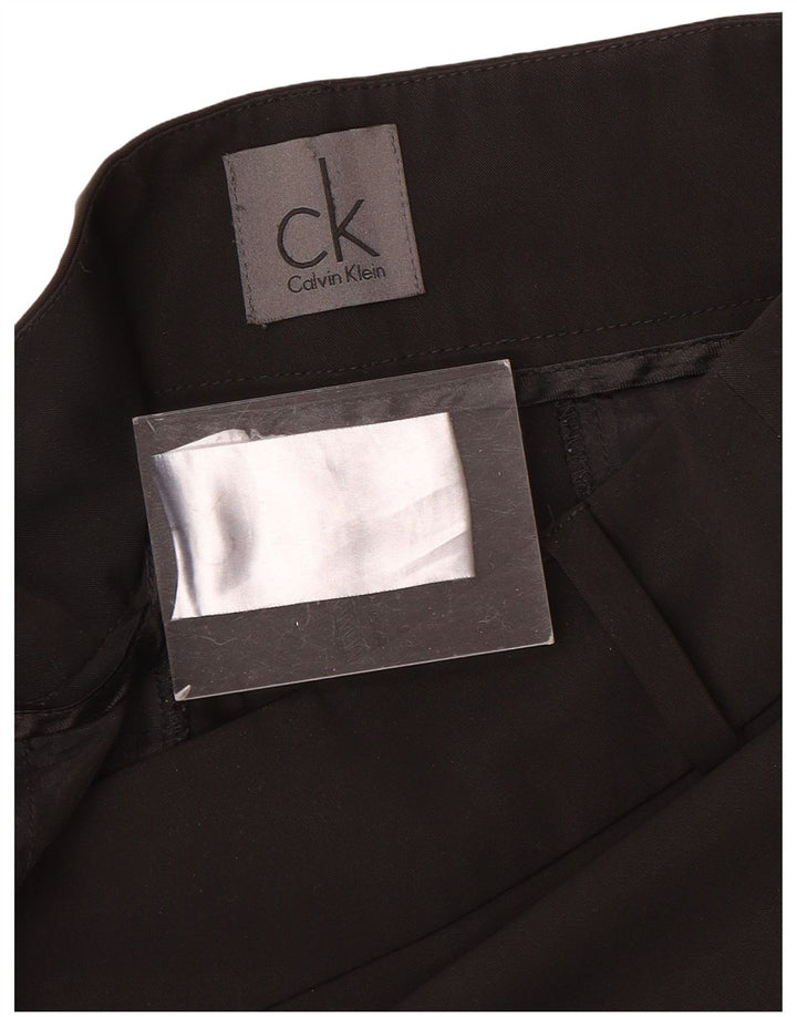 Damskie spodnie typu slim casual Calvin Klein W32 L32 Czarny poliester