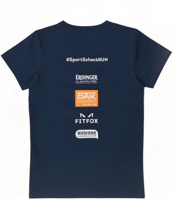 Męski t-shirt z grafiką Under Armour Heat Gear, mały, granatowy