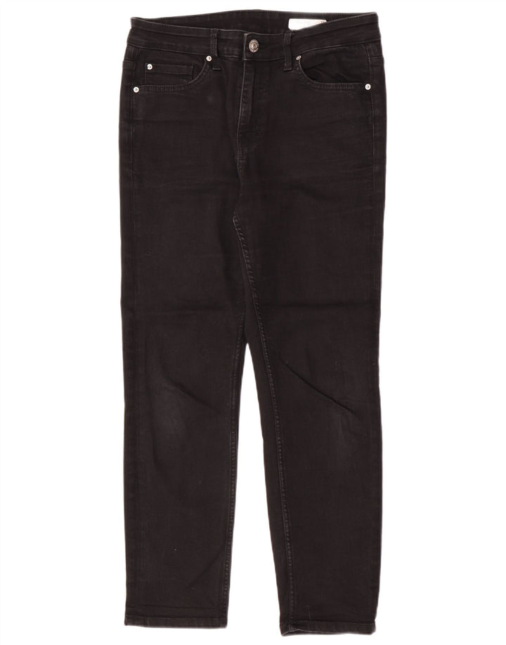 Marks & Spencer Damskie The Lily Slim Jeans UK 12 Medium W30 L27 Czarne