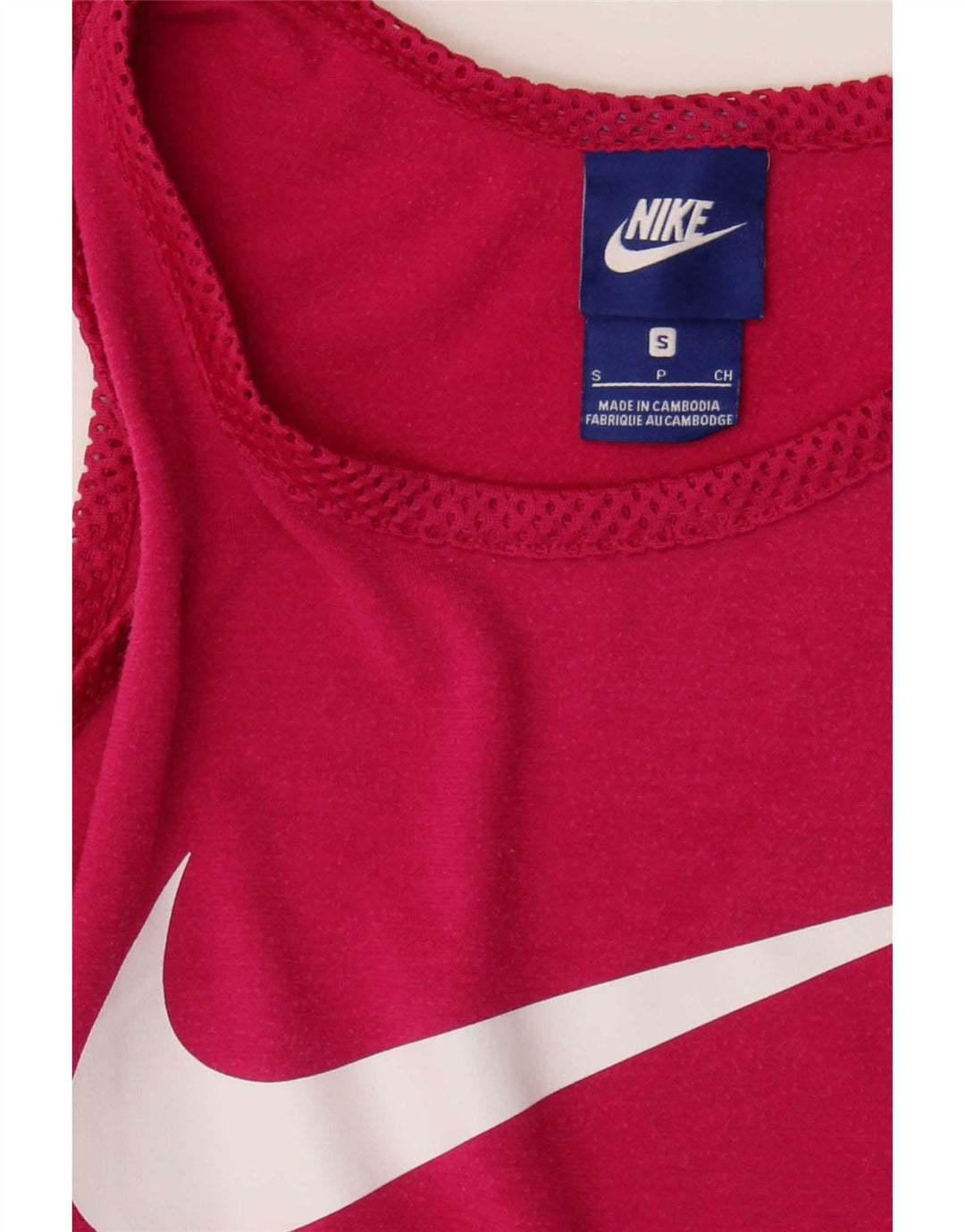 Damska kamizelka z grafiką Nike Top UK 10 Mały różowy