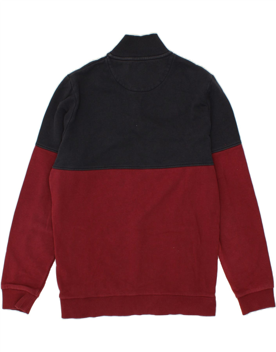 Męski sweter DIADORA z grafiką i zamkiem błyskawicznym, mały, czerwony, z blokami kolorów