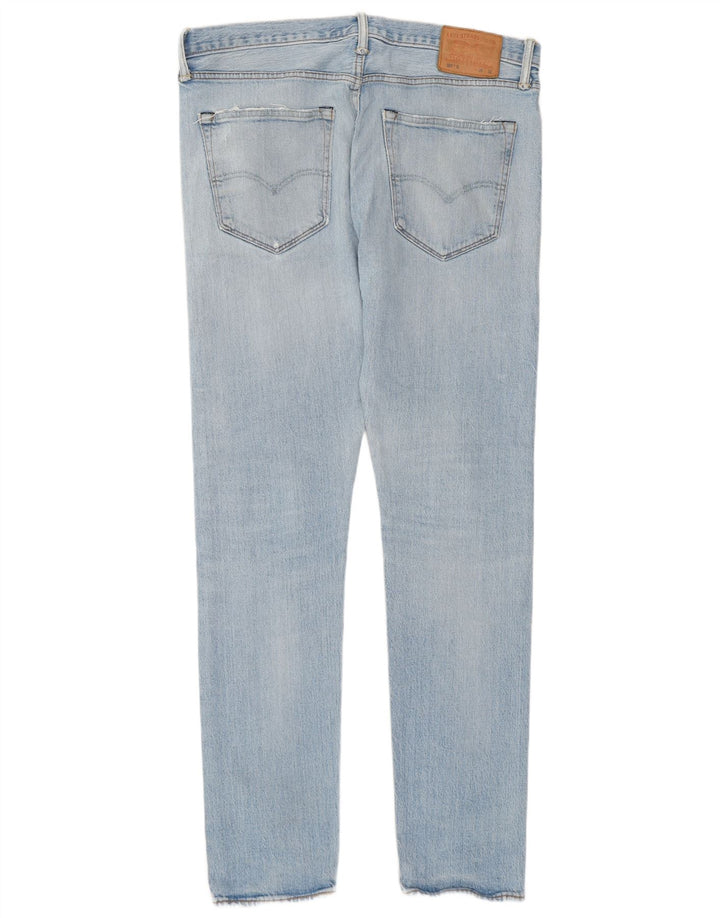 Męskie jeansy Levi's Skinny W36 L32 Niebieskie bawełniane