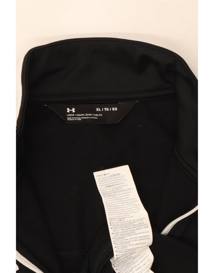 Męska bluza dresowa Under Armour XL, czarna, poliestrowa z blokami kolorów