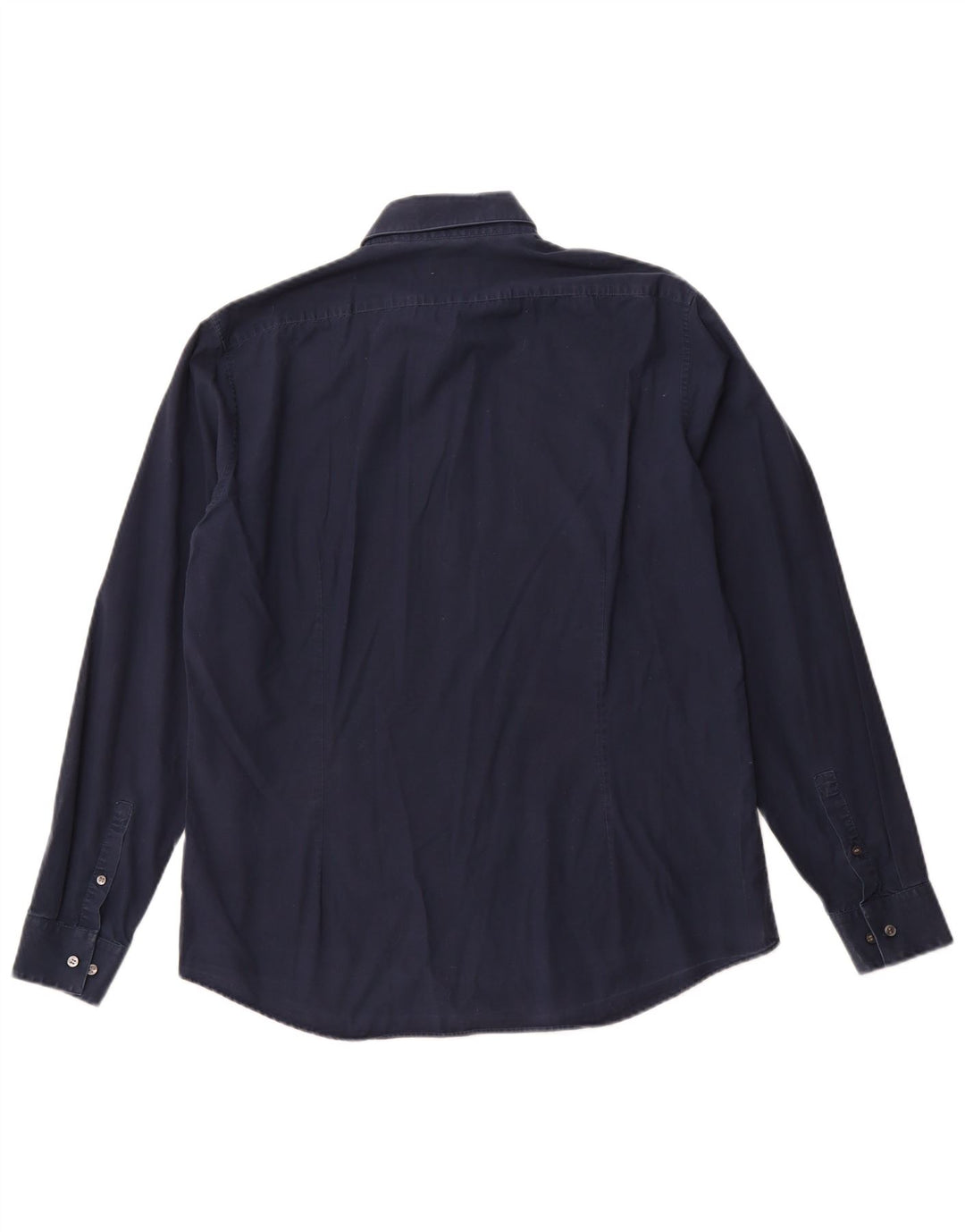 Koszula męska CALVIN KLEIN o dopasowanym kroju, rozmiar 16 1/2, duża, granatowa, bawełniana