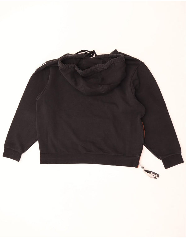 Męski sweter z kapturem Diadora, mały, czarny, bawełniany