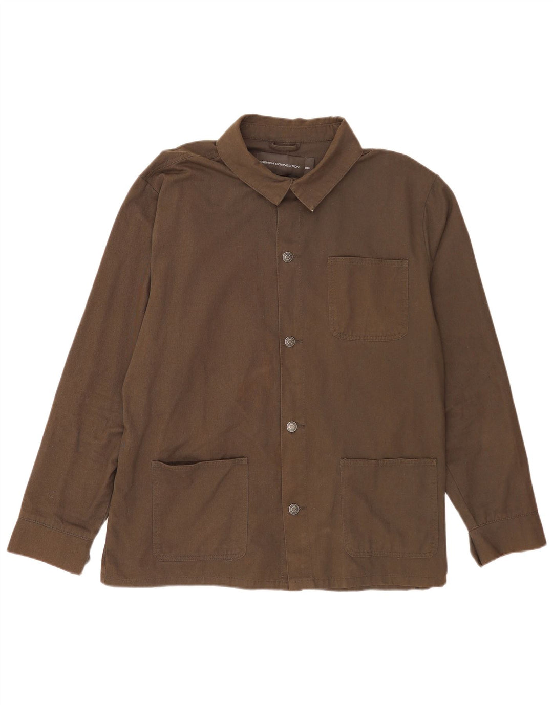 Męska koszula wierzchnia French Connection 2XL, bawełna khaki
