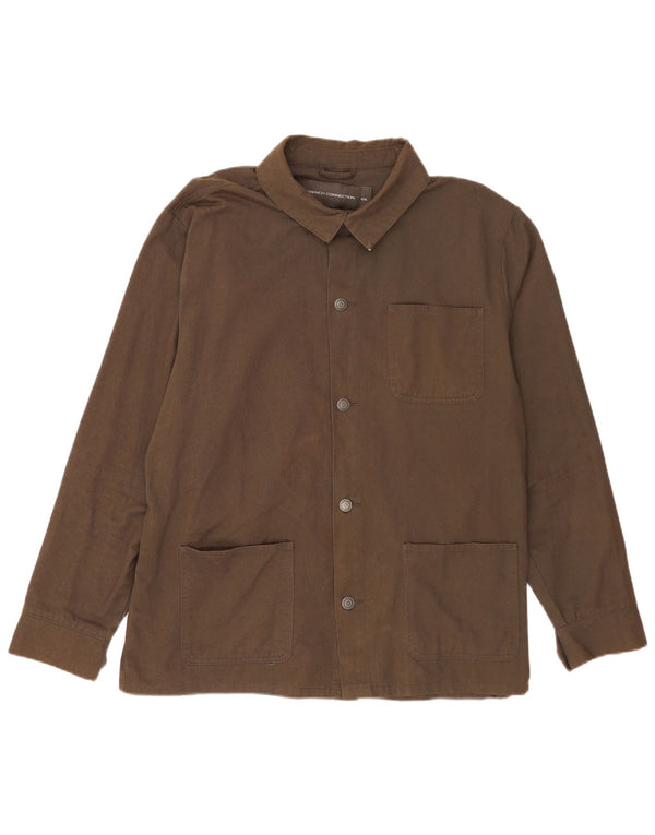 Męska koszula wierzchnia French Connection 2XL, bawełna khaki