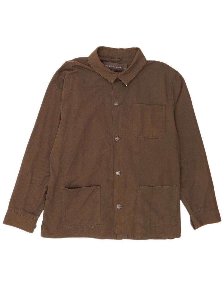 Męska koszula wierzchnia French Connection 2XL, bawełna khaki