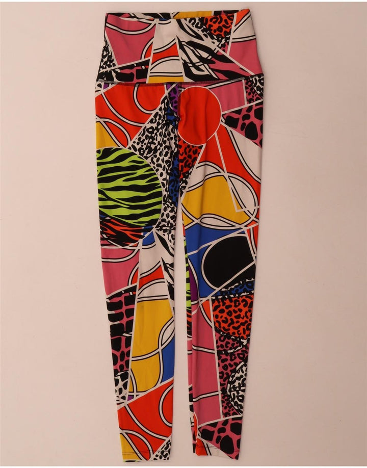 Damskie legginsy Adidas Aeroready UK 8/10, małe, wielokolorowe