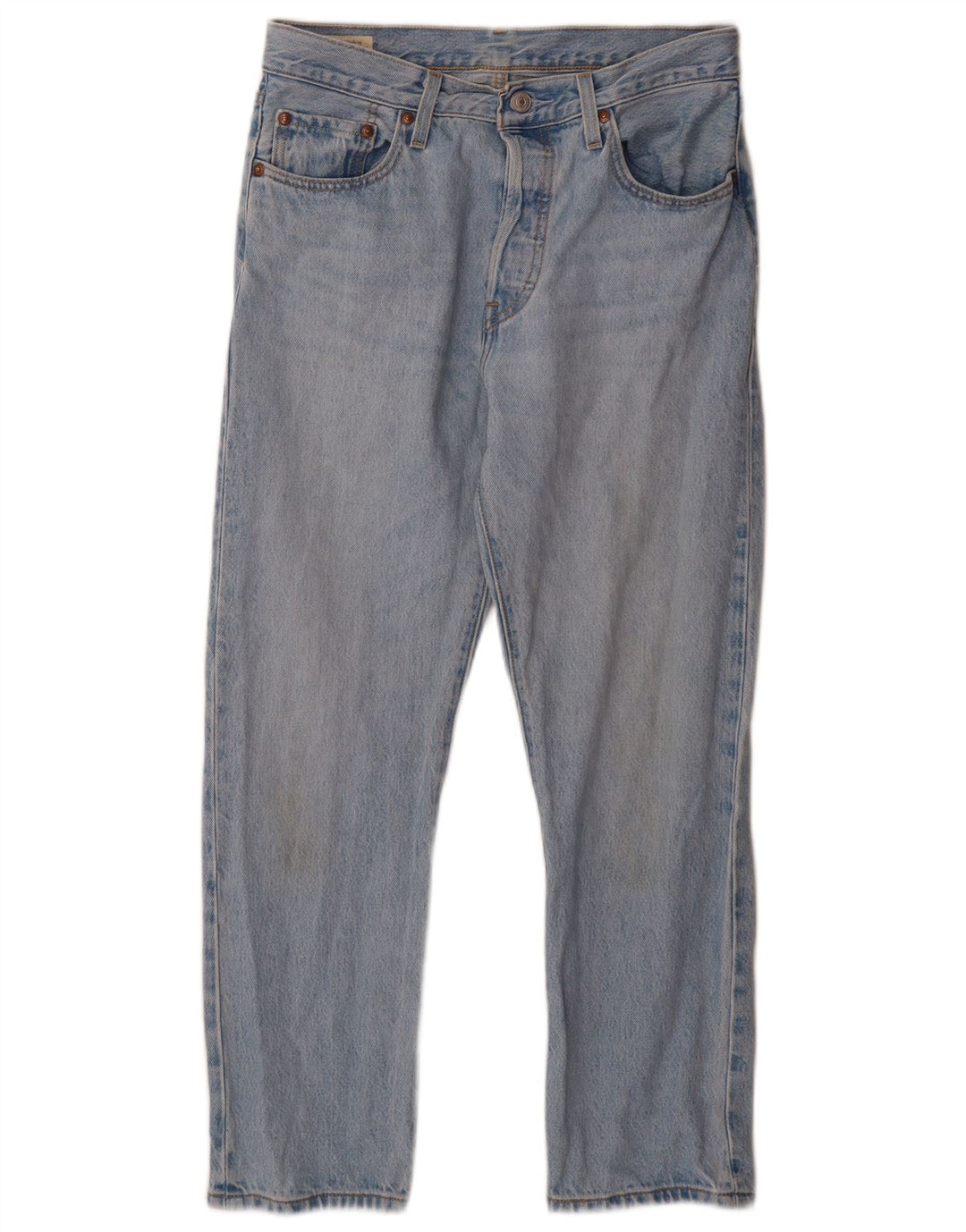 Męskie jeansy LEVI'S 501 Straight W28 L26 Niebieskie bawełniane