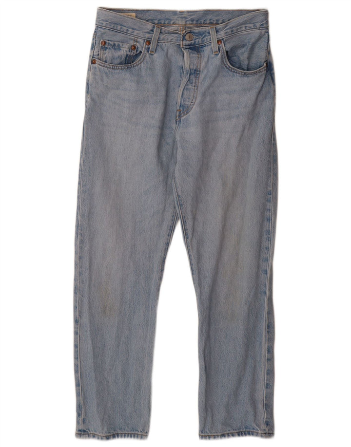 Męskie jeansy LEVI'S 501 Straight W28 L26 Niebieskie bawełniane