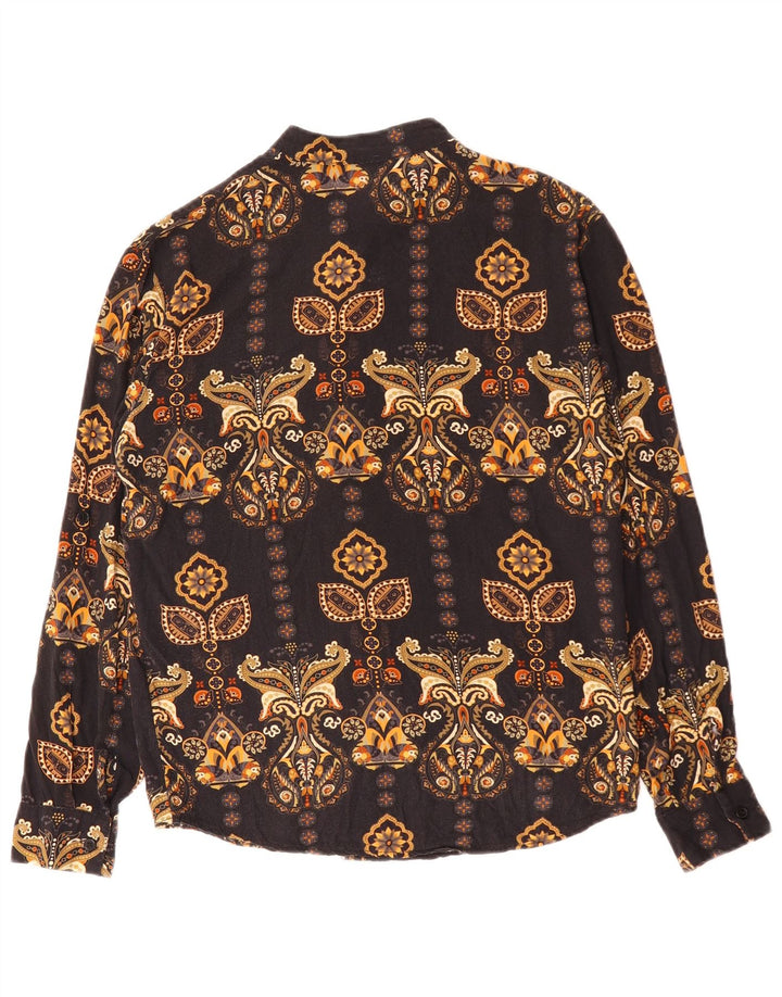 Koszula męska ADON mała czarna paisley